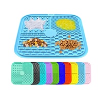 Nouveautés Tapis à lécher pour chien en silicone, tapis à lécher personnalisé avec logo, accessoires pour chien, ralentissez la consommation de votre animal