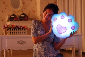 Splendente colorato mutevole luminoso cuscini di peluche <span class=keywords><strong>serie</strong></span> cuscino morbido divano decorazione - Product Image 3