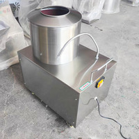Machine à éplucher les pommes de terre automatique commerciale, machine à éplucher le taro et les patates douces, machine à laver et éplucher les pommes de terre