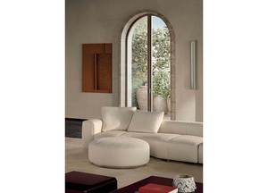 Modern Italian Design Modular Sectional <b>Sofa</b> Luxury Curved Upholstered Couch <b>for</b> High-end Living Room - Product Image 2