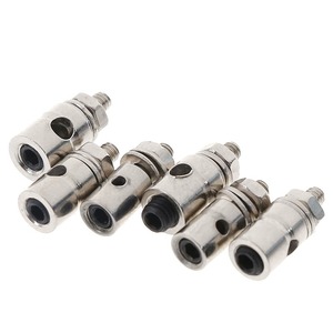 EParthub Embout de fixation de précision pour biellettes d'<span class=keywords><strong>avion</strong></span> RC, compatible avec les tiges <span class=keywords><strong>en</strong></span> acier de 0,8 à 2,0 mm, idéal pour les modèles SU-27, F-16 et les constructions d'entraînement - Product Image 1