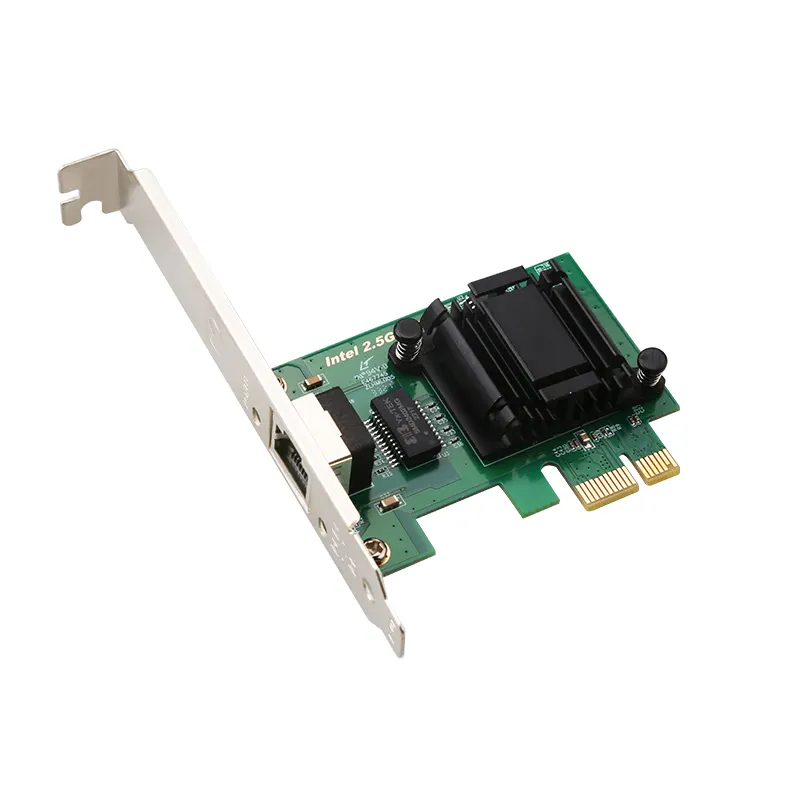 Carte d'interface réseau Intel I225 2.5 Gigabit Ethernet PCI Express PCI-E 10/100/1000/2500 Mbps RJ45 Lan adaptateur