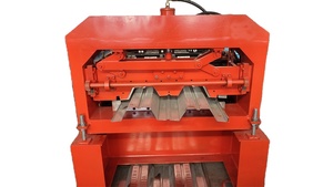 USA Popular Gauge16-Gauge 22 Galvanized Steel B Type Deck Floor Roofing Roll Forming Machine - Product Image 2