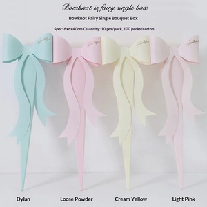 Boîte Cadeau Papier Spécial Papillon pour Fleur Unique – Emballage Créatif Nouvelle Tendance pour Fleurs Fraîches – Saint-Valentin – Vente en Gros - Product Image 2