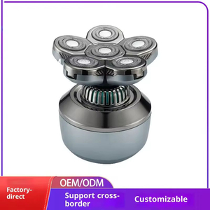 USB Rechargeable 6D Rotary Shaver Grooming <b>Kit</b> Wet/Dry LED Display <b>Electric</b> Razor for Bald Men 5 in 1 Shavers - Product Image 2