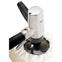 Portable à faible bruit 2000 tr/min 7 pouces taille de tampon Air pneumatique polisseuse verticale ponceuse meuleuse marbre polissage avec tampon de laine