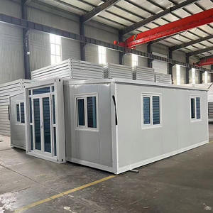 Contenedor móvil de acero ligero prefabricado de 40 pies y 20 pies, casa expandible de 2-5 dormitorios, edificio de oficinas prefabricado portátil - Product Image 2