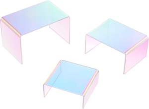 CAIYA-Estante de Exhibición Acrílico para Cupcakes, <span class=keywords><strong>Amiibo</strong></span> para Funko, Figuras POP, Organizador de Colonia de Perfume, 2 Juegos - Product Image 3