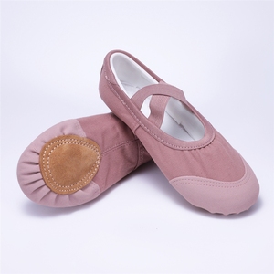 Zapatillas <span class=keywords><strong>de</strong></span> Ballet Clásico Chino para Invierno, con Puntas <span class=keywords><strong>de</strong></span> Cuero Morandi Morado y Suela Suave - Product Image 5