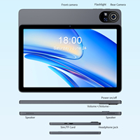 Tablette Android WiFi 10,1 pouces 2025 A333 Penta Core : WiFi 5G, Stockage 6 Go/128 Go, Batterie 6000 mAh sous Android 15