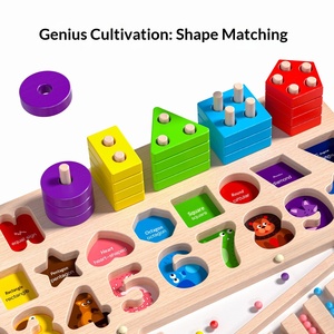 Jouets éducatifs Montessori les plus vendus pour les nourrissons de 1 à 3 ans, puzzles, blocs de construction, jouets pour enfants - Product Image 4