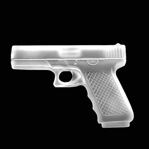 Modelo de pistola de cristal de alta simulación personalizado, adorno de <span class=keywords><strong>arma</strong></span> de Policía Armada para veteranos militares, otras artesanías de cristal - Product Image 3