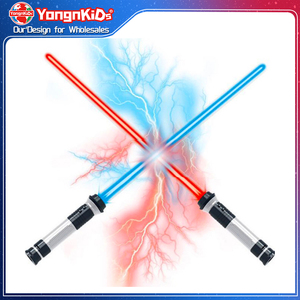 <span class=keywords><strong>Sabre</strong></span> <span class=keywords><strong>laser</strong></span> LED 2026 clignotant, 7 couleurs lumineuses, poignée séparable, accessoires de cosplay pour enfants et adultes, lot de 2 sabres <span class=keywords><strong>laser</strong></span> - Product Image 1