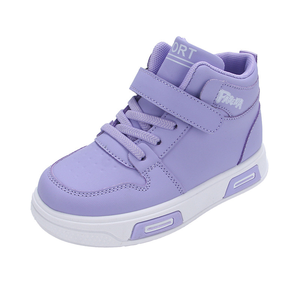 Baskets montantes épaisses noires pour garçons et filles, vente en gros, chaussures de sport et de course pour enfants, nouvelles chaussures décontractées pour étudiants - Product Image 6