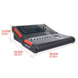 Professionnel 20 canaux numérique Audio alimenté mélangeur métal scène électronique DJ contrôleur MP3 Push muet Console de mixage sonore - Product Image 3