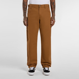 Pantalon de <span class=keywords><strong>peintre</strong></span> décontracté 100 % coton, taille mi-haute, devant plat, fermeture éclair, pour travaux de peinture intérieurs/extérieurs, projets de rénovation, teinture unie - Product Image 1