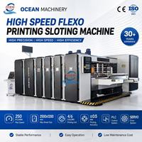 Máquina Impresora y Troqueladora Flexográfica de Cartón Corrugado de Alta Calidad Ocean, Impresora Ranuradora y Troqueladora Rotativa