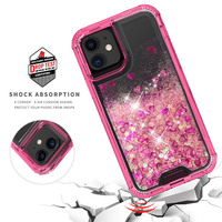 Funda Transparente de Lujo con Purpurina y Efecto de Arena Movediza para Xiaomi 15 14Pro 13C, Funda Flotante para Redmi A5 Note 14 13 12 Poco X7
