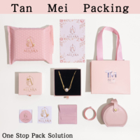 Boîte à bijoux de luxe avec tiroir coulissant, emballage pour bijoux, emballage cadeau pour bijoux, logo personnalisé Tanmei