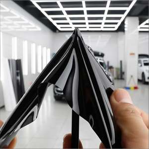 طبقة حماية طلاء السيارة (PPF) من مادة TPU بلون أسود بيانو من أستروم: لمسة نهائية عاكسة كالمرآة |   لفافة ذاتية الإصلاح من زيرو أورانج بيل |   درع أسود لامع فائق للعناية الفائقة بالسيارات - Product Image 4