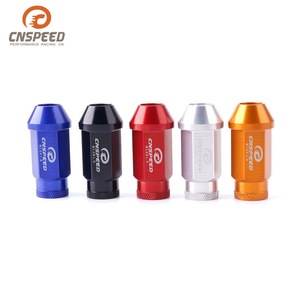 CNSPEED M12x1.5 น็อตล้ออะลูมิเนียมอัลลอยด์สำหรับรถแข่งสมรรถนะสูง สีเงิน มีให้เลือก - Product Image 2