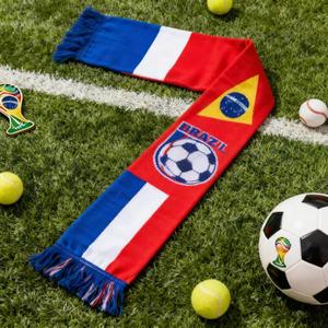 Bufanda de Fútbol Personalizada al por Mayor para Clubes Deportivos, de Poliéster Tejido de Doble Cara, Impermeable, Duradera, con Diseño Digital y Tamaño Personalizado - Product Image 5