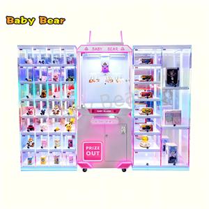 Máquina expendedora de premios comercial con monedero, vitrina de regalos combinada personalizada, sistema maestro-esclavo, 1 año de garantía para centros de juegos recreativos - Product Image 1