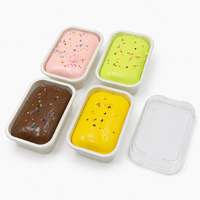 Coffret de jouets anti-stress en PU à récupération lente, simulation de crème glacée et gâteau, jouet de décompression souple unisexe, 14 ans et plus, vente en gros