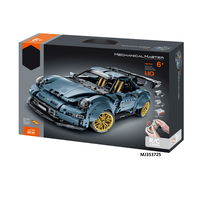 Modèle de voiture de course Al Super Sports 1/10, blocs de construction mécaniques de véhicules célèbres, jouets pour enfants, cadeaux pour garçons