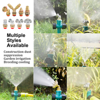 Buse d'atomisation réglable en laiton de 1/2 pouce avec filtre pour système d'irrigation agricole, aménagement paysager, serre et verger