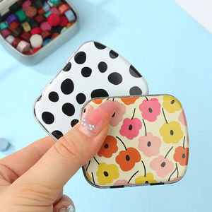 1 boîte en métal miniature, boîte scellée, boîtes d'emballage, boîte à bijoux, boîte à bonbons, petites boîtes de rangement, boîte à pièces de monnaie, boîte à boucles d'oreilles, boîte à écouteurs, boîte cadeau - Product Image 5