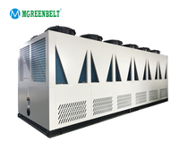 Refroidisseur d'eau à vis automatique à refroidissement par air avec moteur et engrenage, machine de refroidissement industrielle pour toutes les industries