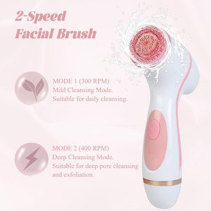 Factory Electric Cleansing <b>Brush</b> <b>Vibrations</b> Facial Cleaner Face Massager IPX6 Rotating Cleansing <b>Brush</b> Face Deep Cleansing Tool - Product Image 6
