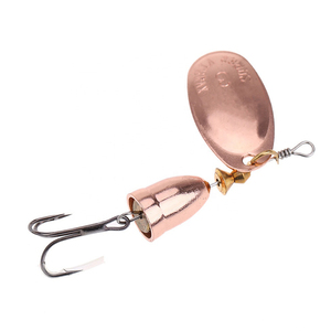 Hoogwaardige groothandel fabrikanten bionische lepel vis aas spinnerbait met drievoudige haken - Product Image 4