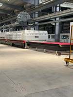 Tungku Tempering Kaca Datar Otomatis Penuh dengan Motor PLC & Gearbox untuk Jendela Arsitektur - Hemat Energi