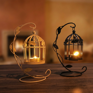 Porte-bougie suspendu design pas cher pour mariages, fait main avec design personnalisé - Product Image 2