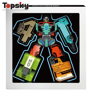 Giocattoli Robot Educativi per Prescuola, Assemblaggio in Plastica, Trasformazione di Numeri e Cifre, Strumento di Apprendimento Divertente e Attivo - Product Image 6