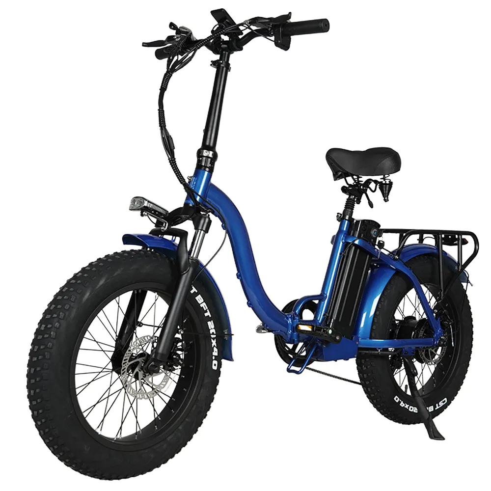 Toodidi Y20 ban sepeda listrik 750W, ban lipat lemak 20 inci gudang EU, sepeda listrik 48V 15Ah, sepeda listrik menyesuaikan ODM/OEM