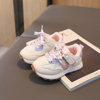 Chaussures de sport pour enfants, chaussures pour bébés à semelle souple avec empeigne en mesh tendance, chaussures de loisirs respirantes pour enfants, baskets légères pour l'extérieur