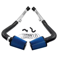 Kit d'admission d'air en aluminium de 2,5 pouces pour G37 350Z 370Z Q60 - Épaisseur de 1,5 mm