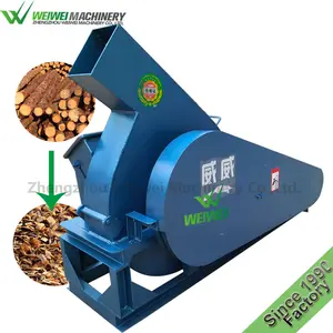 Weiwei máquina de carpintería profesional astilladora de madera/máquina de corte leña/motor diesel astilladora de madera