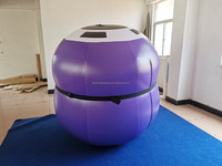 Costume gonflable publicitaire Beile personnalisable en PVC violet en forme de 8