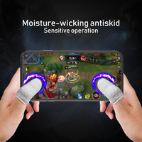 Kodok Data Gamepad Android nyaman, Joystick ponsel pintar dengan lengan jempol untuk Game