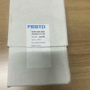 เซ็นเซอร์วัดการไหล Festo รุ่น SFAB-200U-HQ8-2SA-M12-D-2.5S สำหรับอากาศ ผลิตจากโลหะ ประเทศเยอรมนี - Product Image 1