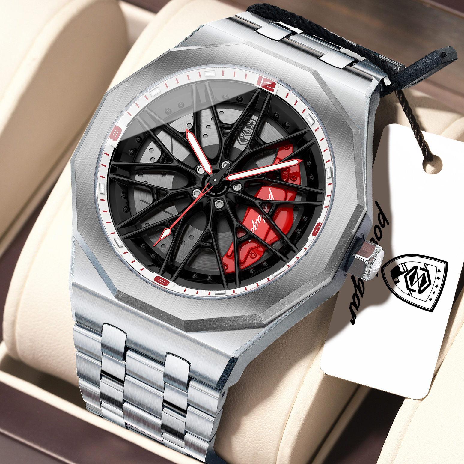 809 Plata Rojo S