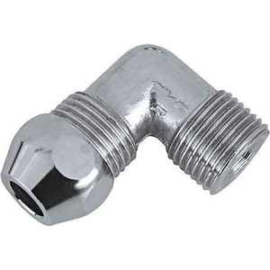 Instalación de tuberías de latón cromado de alta presión macho curvado 10X 1/2 Material de zinc superficie lisa para plomería galvanizada 12mm-50mm - Product Image 1