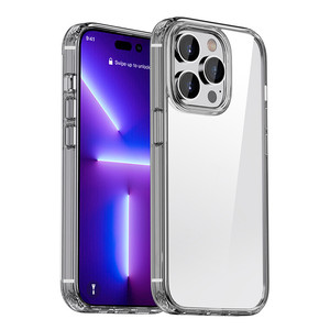 Funda de teléfono de TPU de PC protectora transparente de la mejor calidad para <span class=keywords><strong>iPhone</strong></span> 15 Pro <span class=keywords><strong>14</strong></span> Max <span class=keywords><strong>14</strong></span> Pro Max con diseño de contraportada - Product Image 5