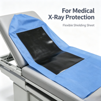 Feuille de silicone médical laminée sur mesure, chargée de sulfate d'éléments lourds, conçue pour les dispositifs médicaux détectables aux rayons X.