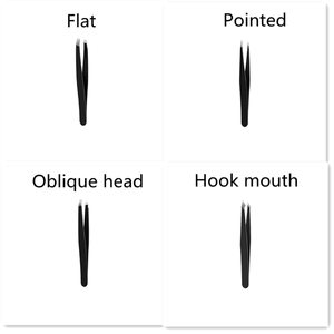 Ultra -slim Slanted Tweezers Professional Stainless Steel Eyebrow Facial Hair <b>Removal</b> Tweezers with Ultra Precision - Product Image 5