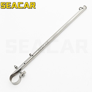 Mástil de Bandera para Barco de Acero Inoxidable Seacar de 15 Pulgadas (390 mm) con Montaje en Riel, Accesorio Marino para Mejora de Yates - Product Image 2